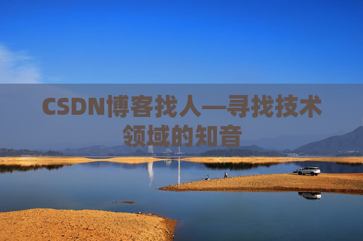 CSDN博客找人—寻找技术领域的知音